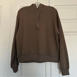 H&M Women’s Taupe Hoodie Sweatshirt - Size S - EUC